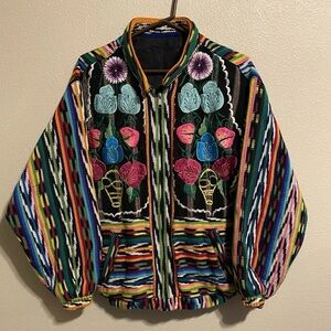 Colorful Embroidered‎ Women's Jacket